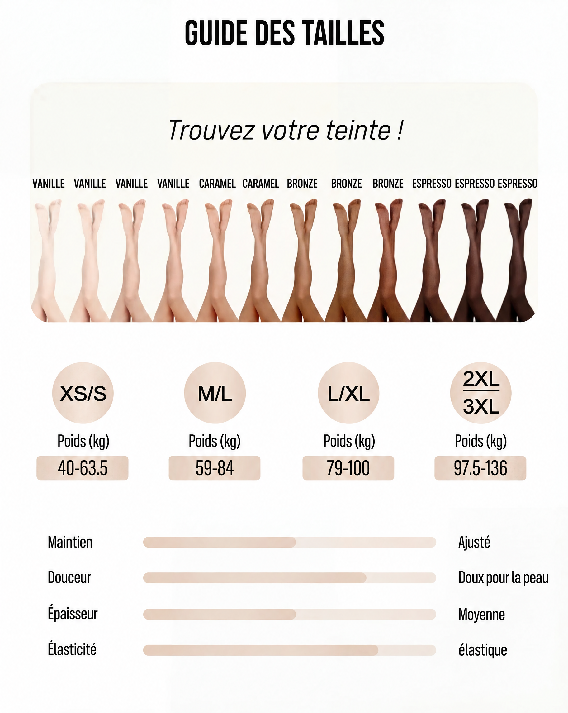 Legging thermique sculptant et lissant