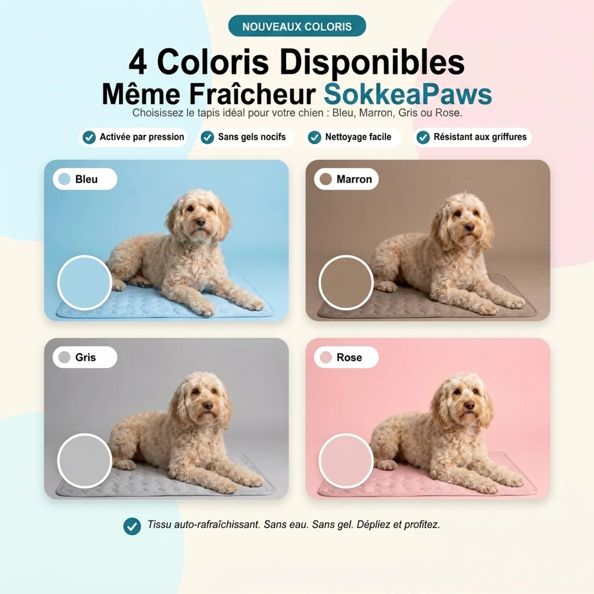 Tapis rafraîchissant SokkeaPaws™