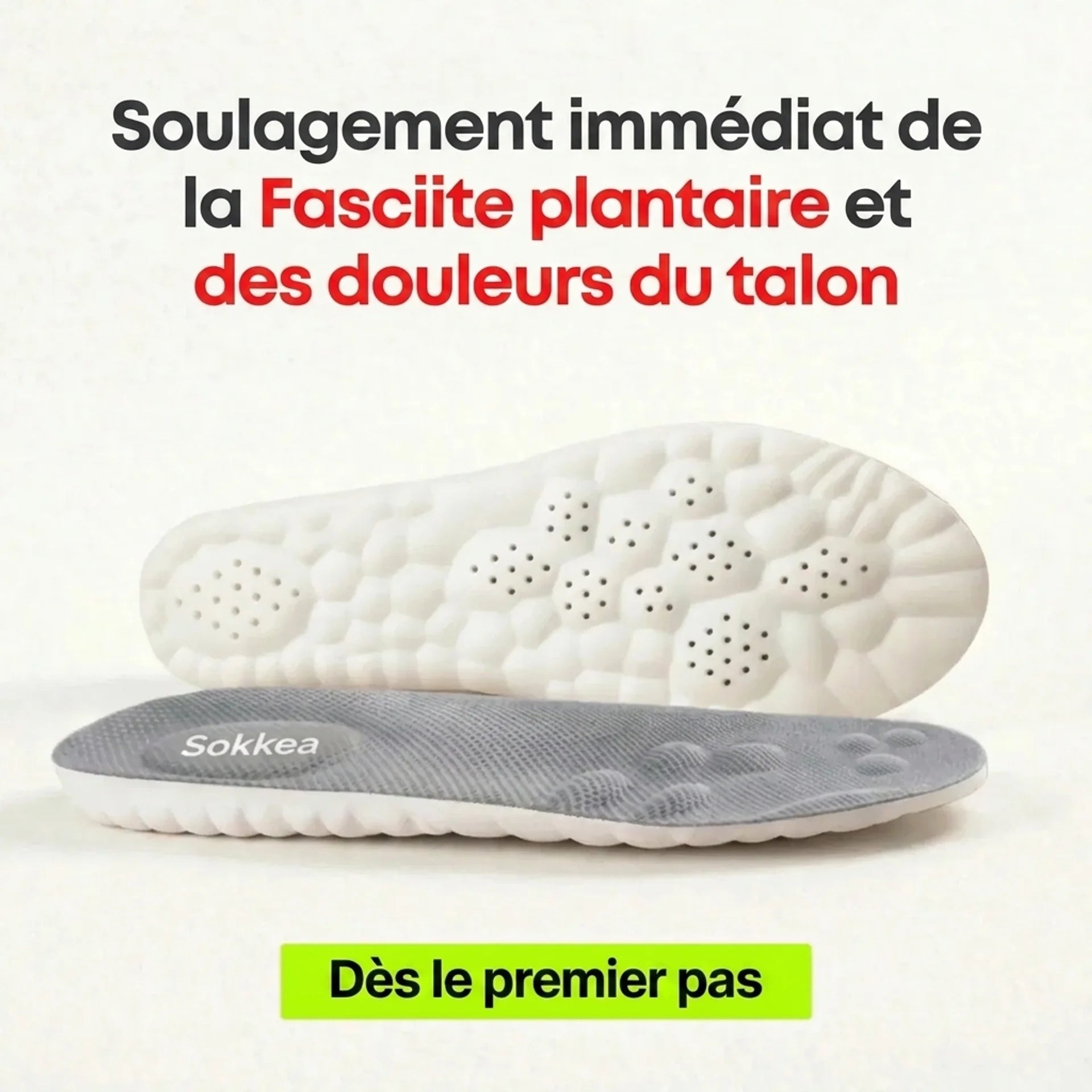 Semelles orthopédiques pour soulager les douleurs au talon et la fasciite plantaire