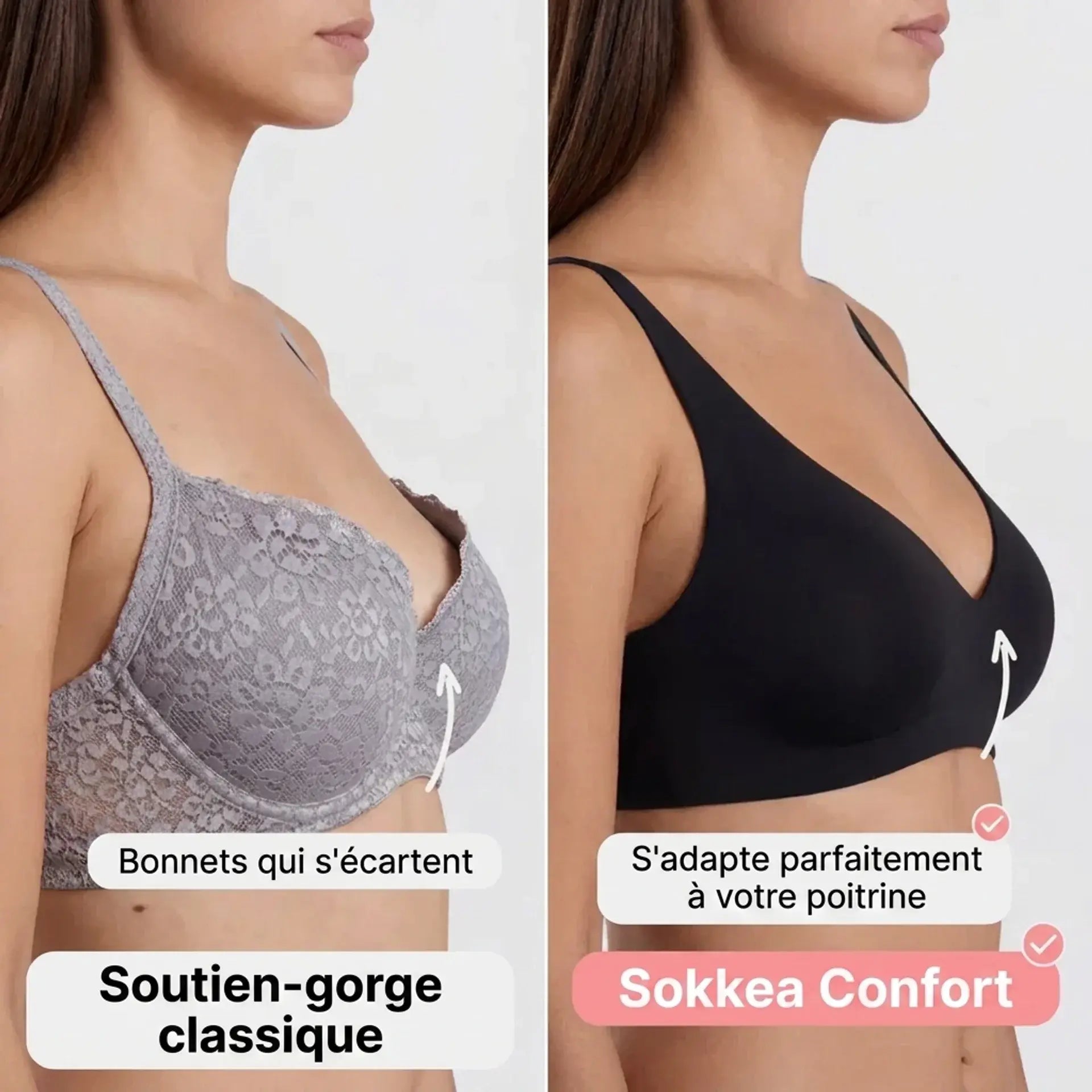 Soutien-gorge Confort sans coutures ni armatures