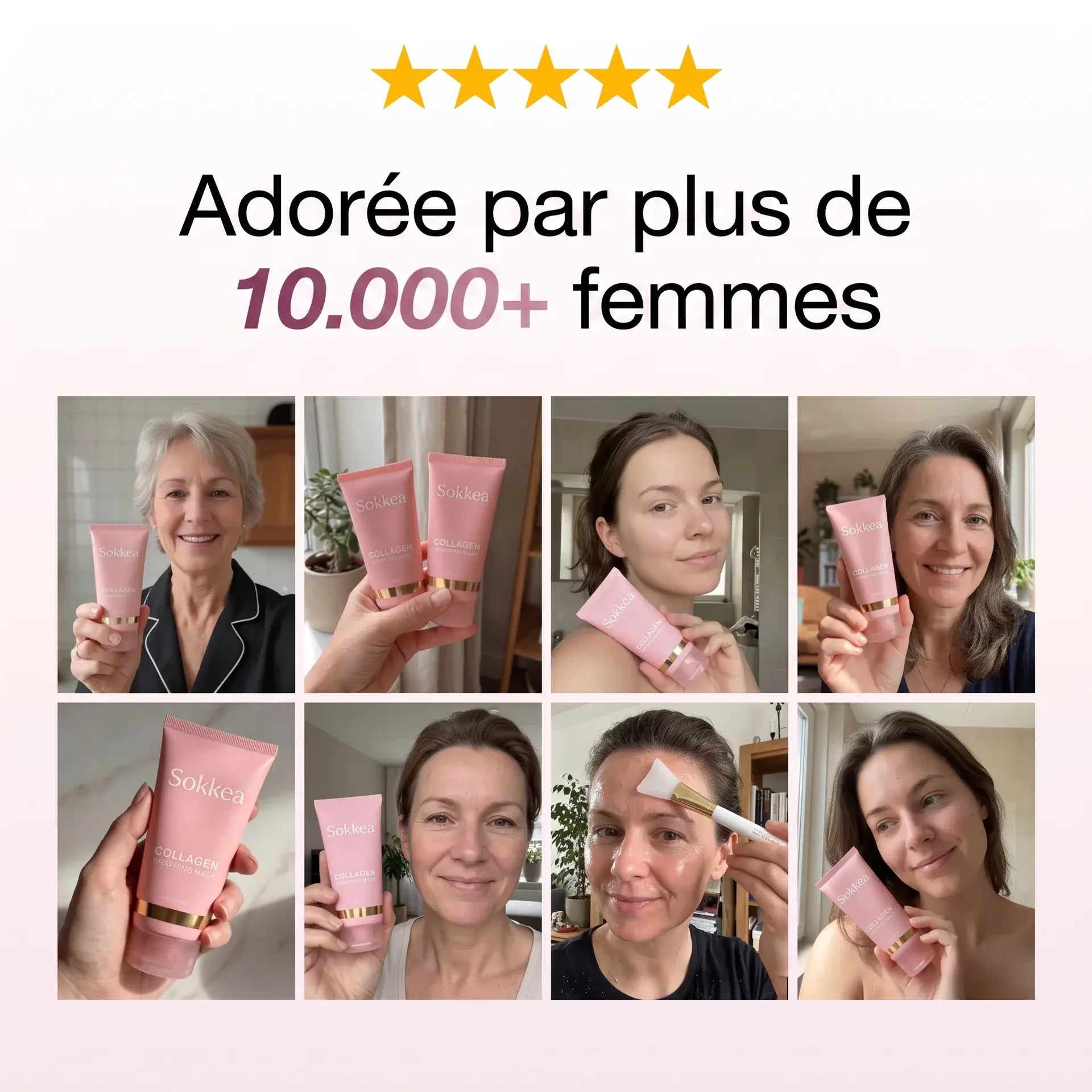 Masque Bio-Collagène Coréen + Pinceau