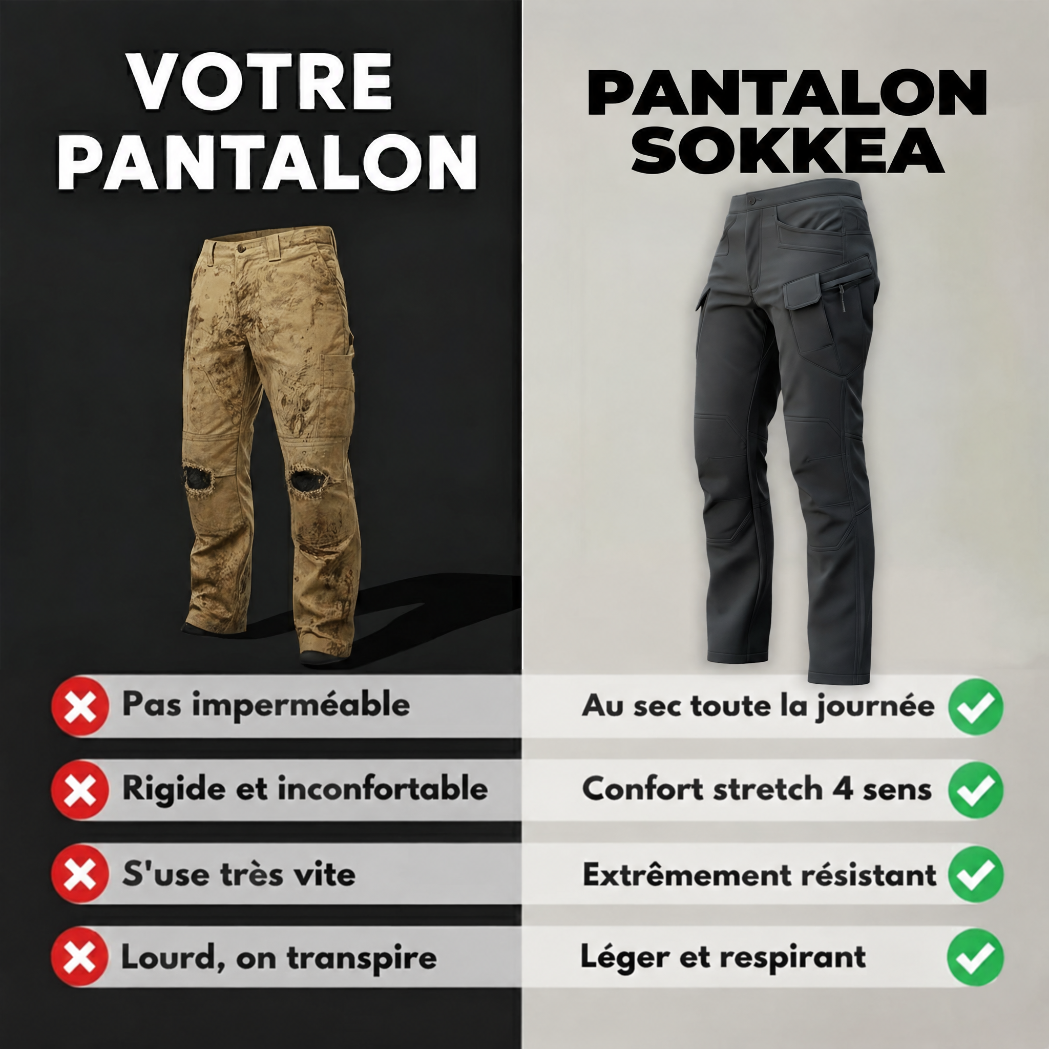 Pantalon de travail Ultraflex Sokkea